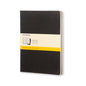 Moleskine Cahier Xtra Large Squared Black Journals Pack Of 3
