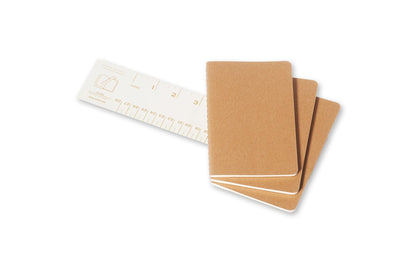 Moleskine Cahier Pocket Ruled Journals Pack Of 3