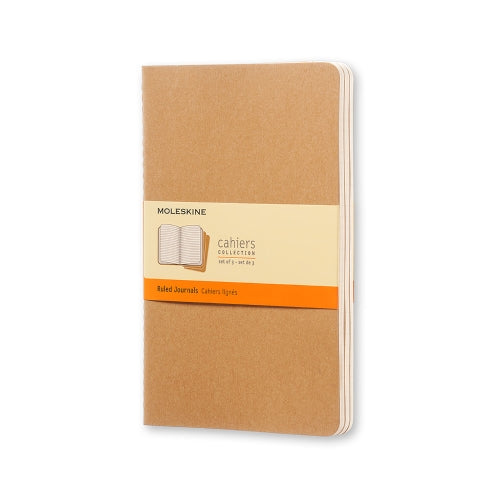 Moleskine Cahier Large Ruled Journals Pack Of 3