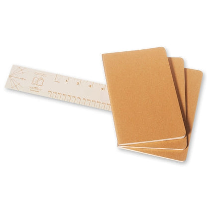 Moleskine Cahier Large Plain Journals Pack Of 3