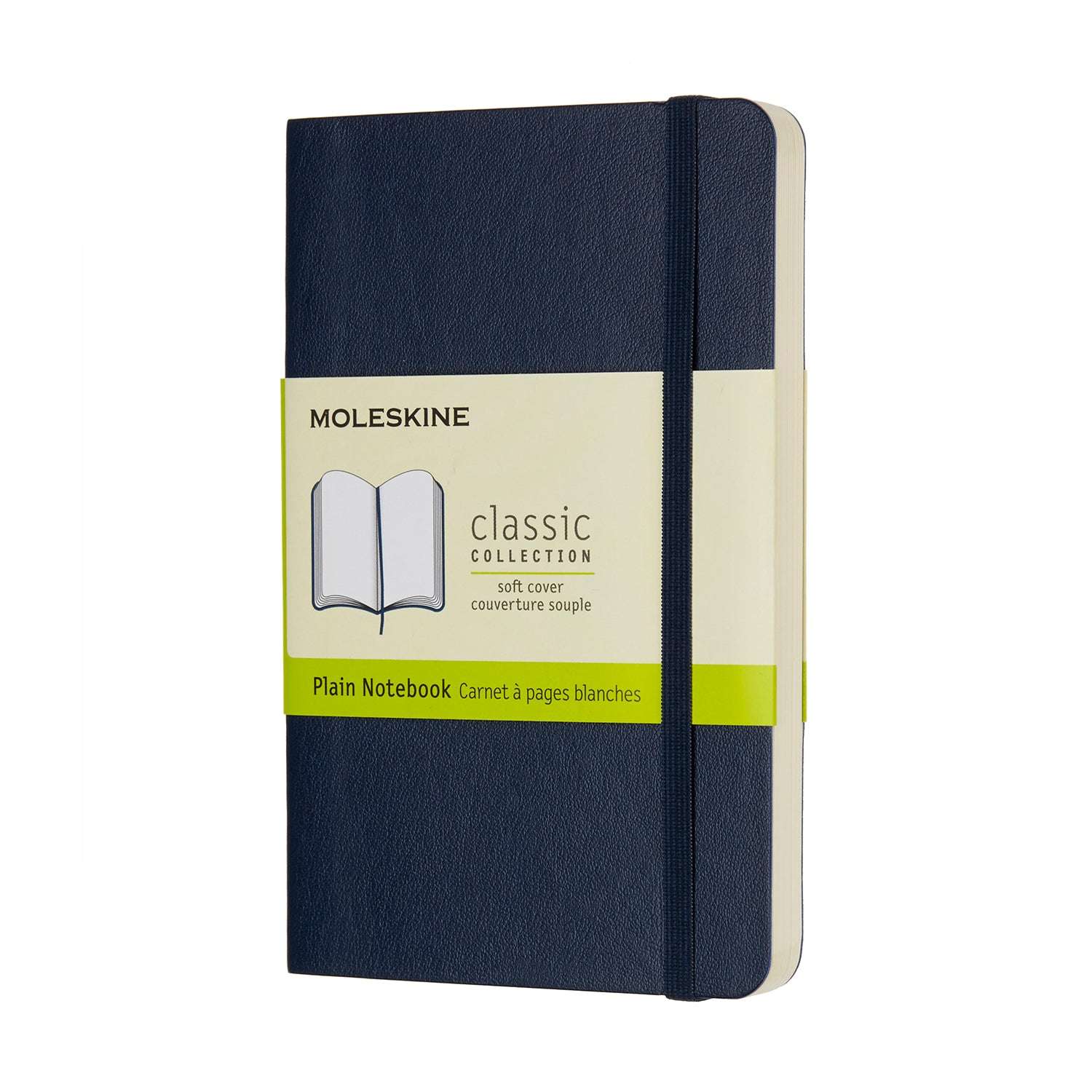 Moleskine Notebook Pocket Sapphire Blue Soft Cover Plain