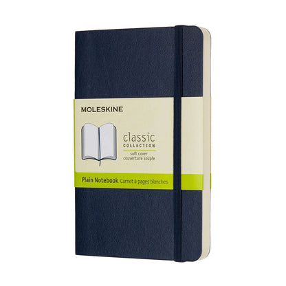 Moleskine Notebook Pocket Sapphire Blue Soft Cover Plain