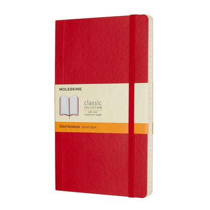 Moleskine Large Ruled Soft Cover Notebooks