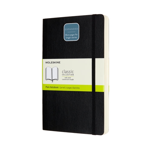 Moleskine Large Expanded Plain Soft Cover Notebooks