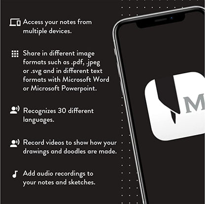 Moleskine SWS3 Large Black Smart Pen 3 + Smart Notebook
