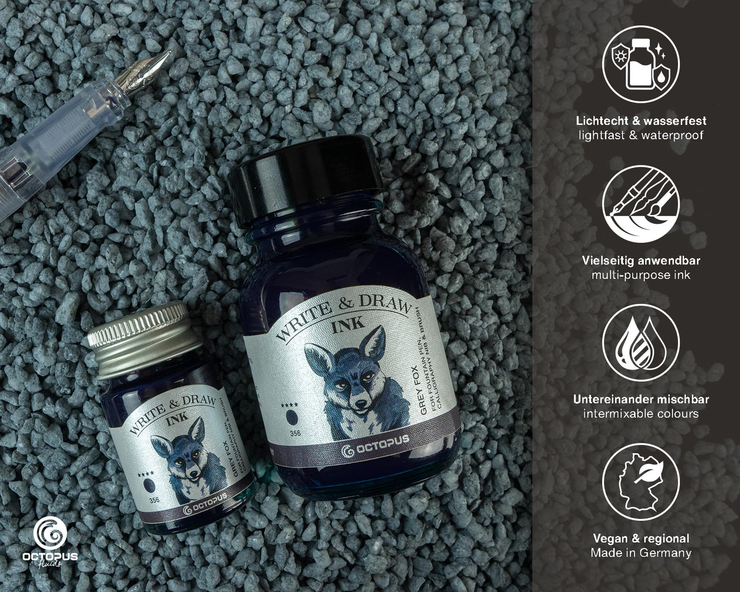 Octopus Fluids Write and Draw Inks 50ml