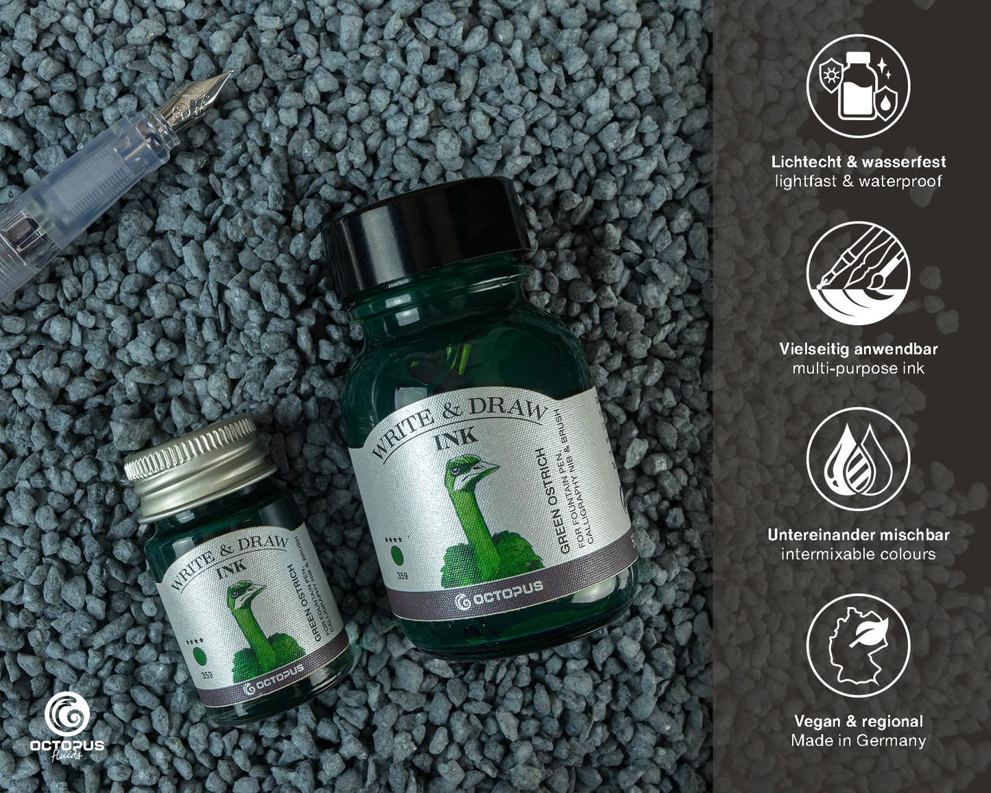 Octopus Fluids Write and Draw Inks 50ml