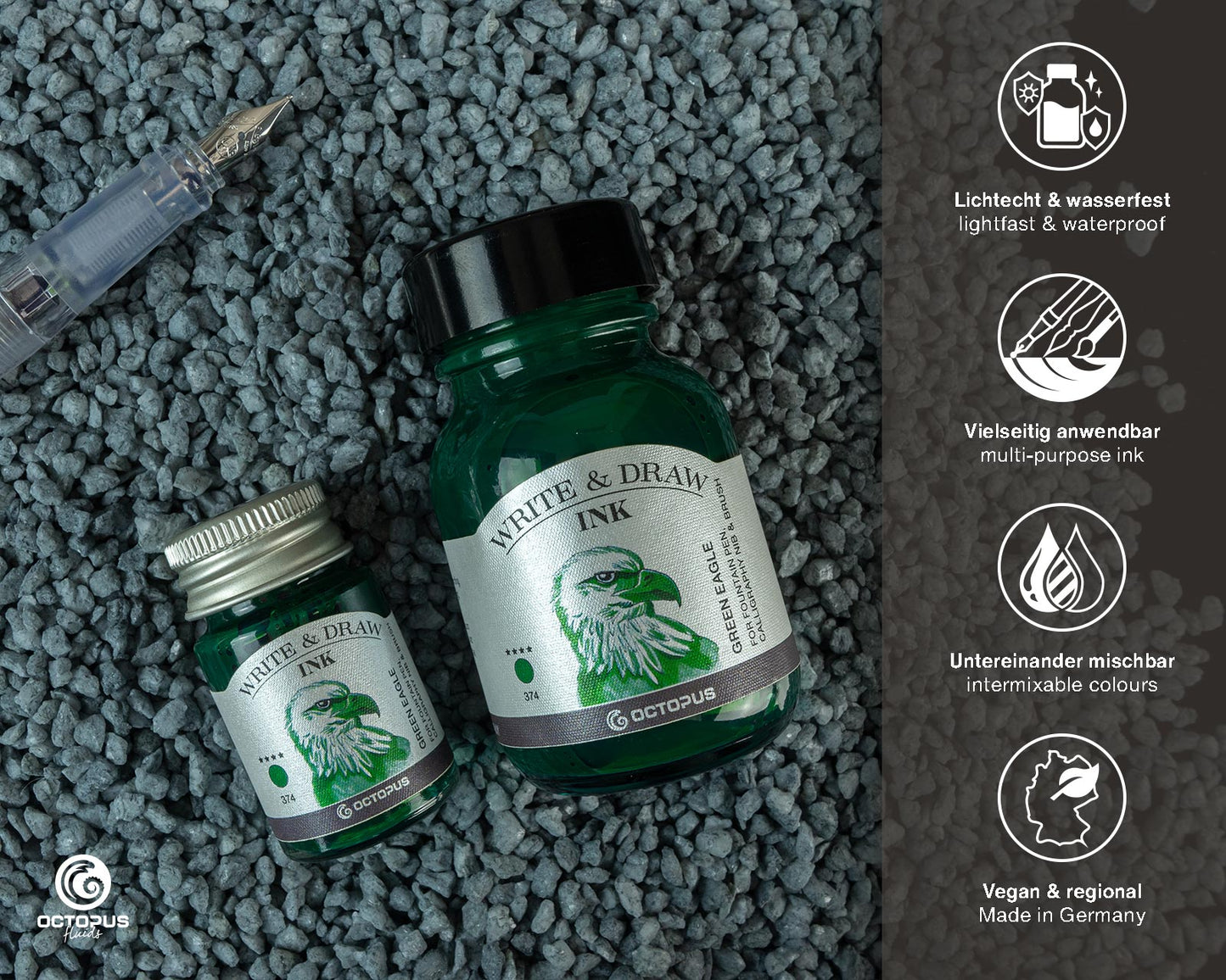 Octopus Fluids Write and Draw Inks 50ml