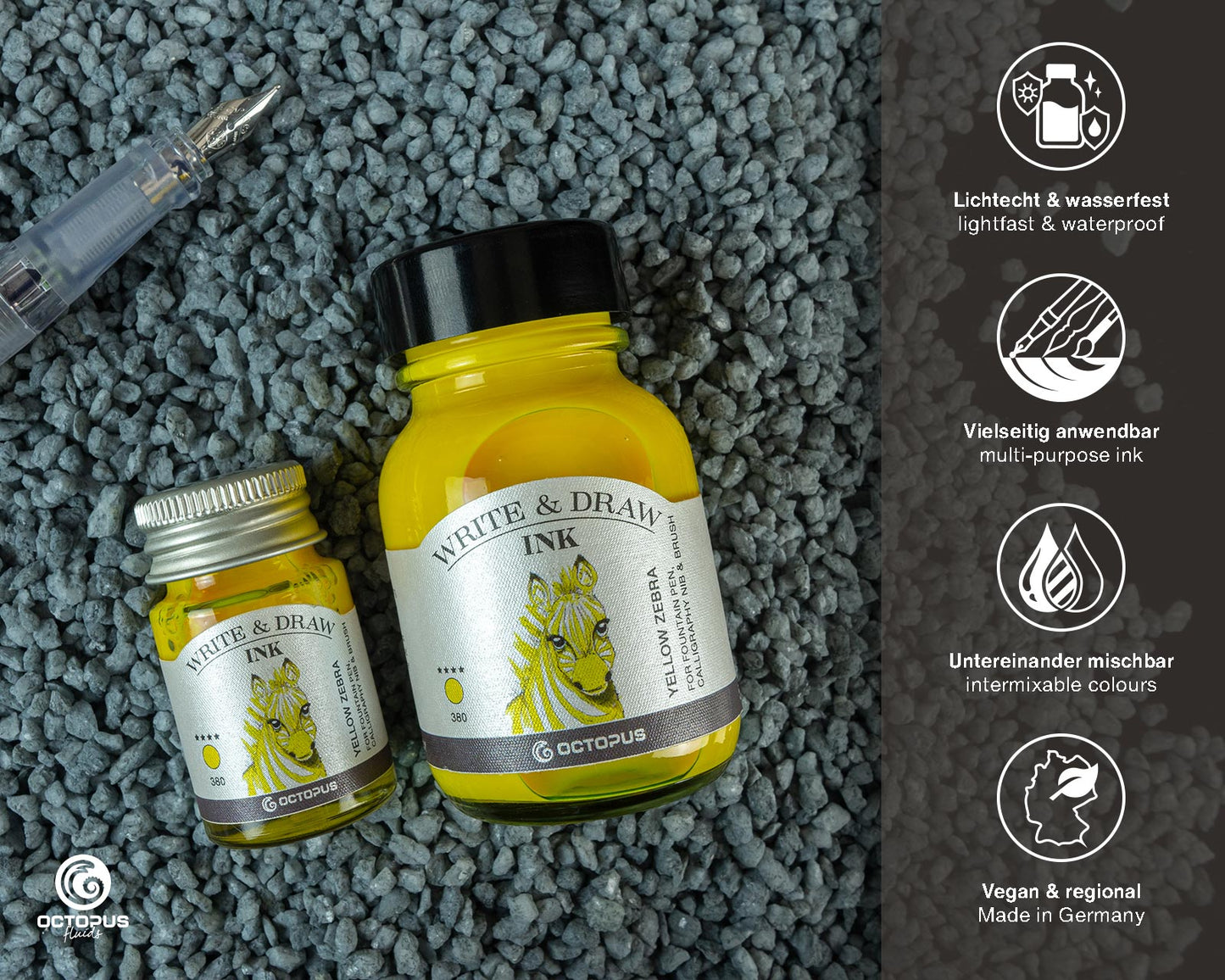 Octopus Fluids Write and Draw Inks 50ml