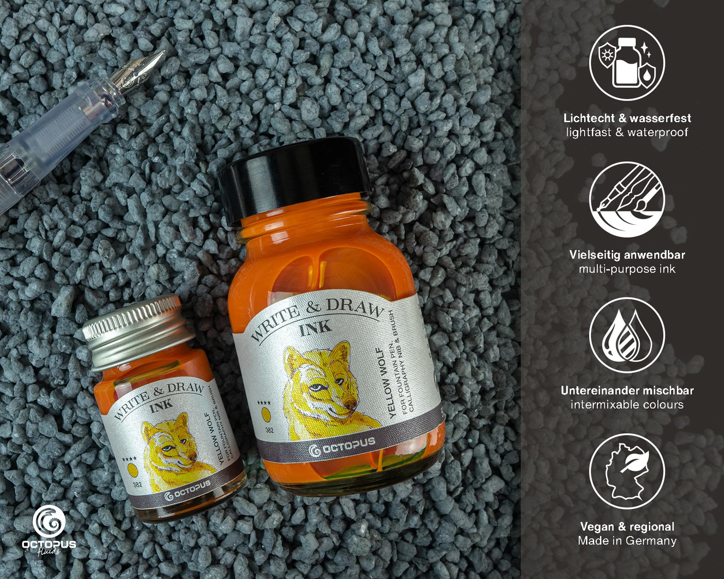 Octopus Fluids Write and Draw Inks 50ml