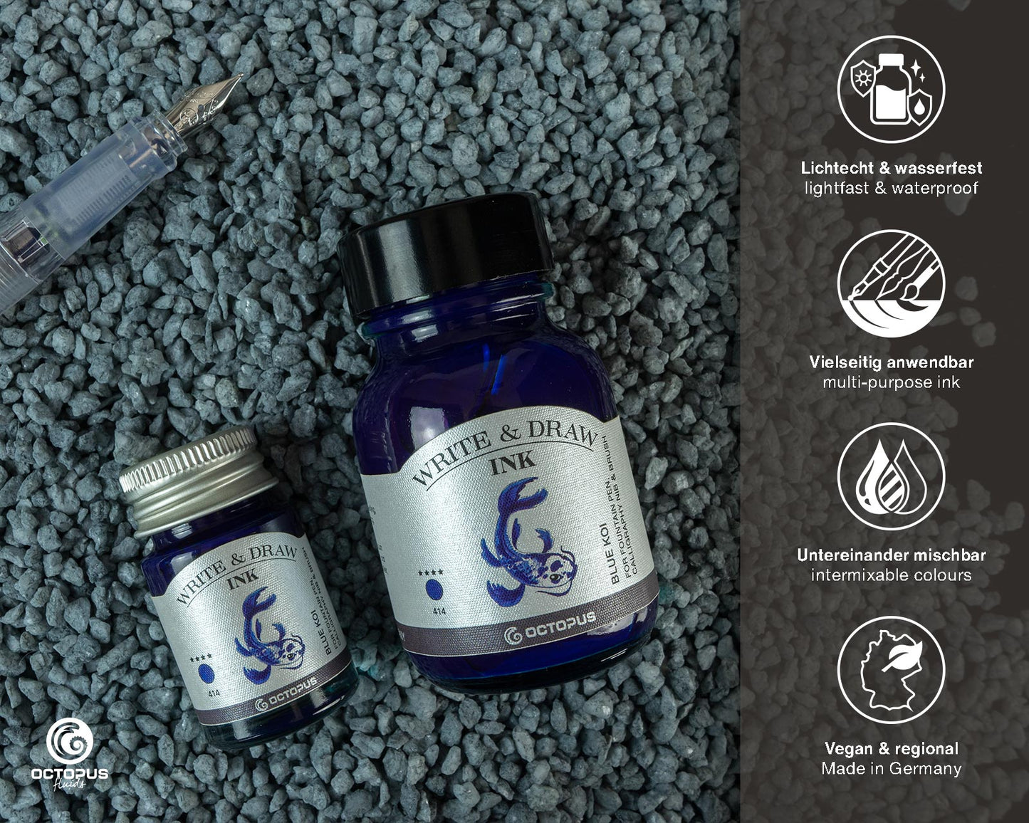 Octopus Fluids Write and Draw Inks 50ml