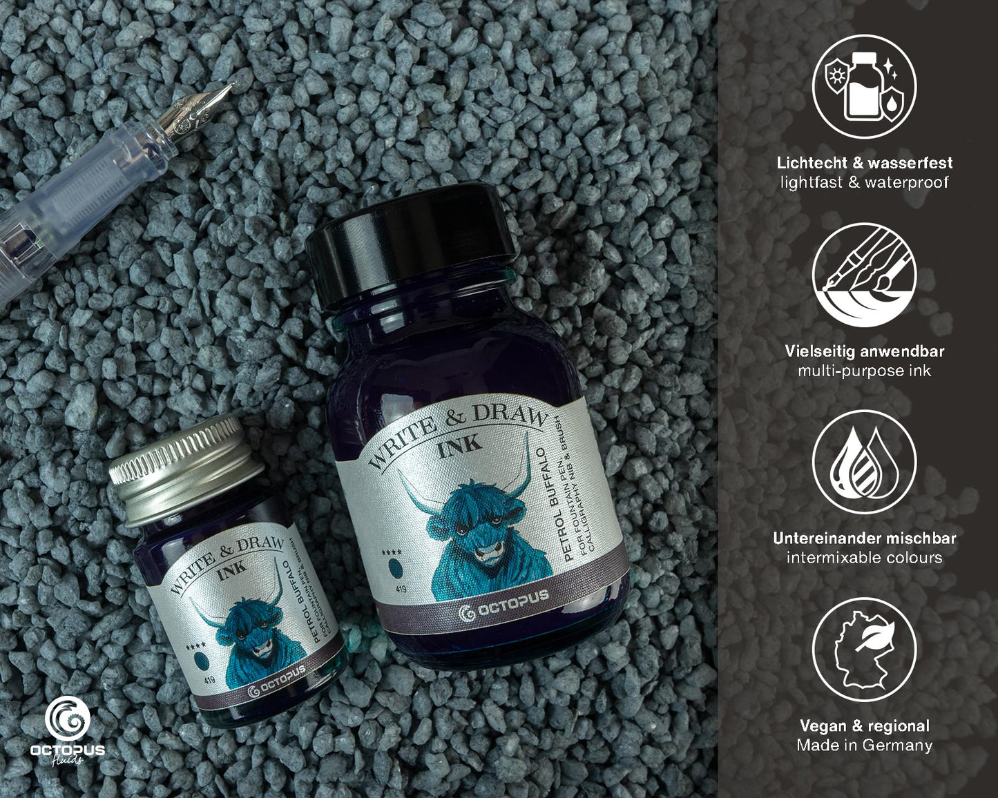 Octopus Fluids Write and Draw Inks 50ml