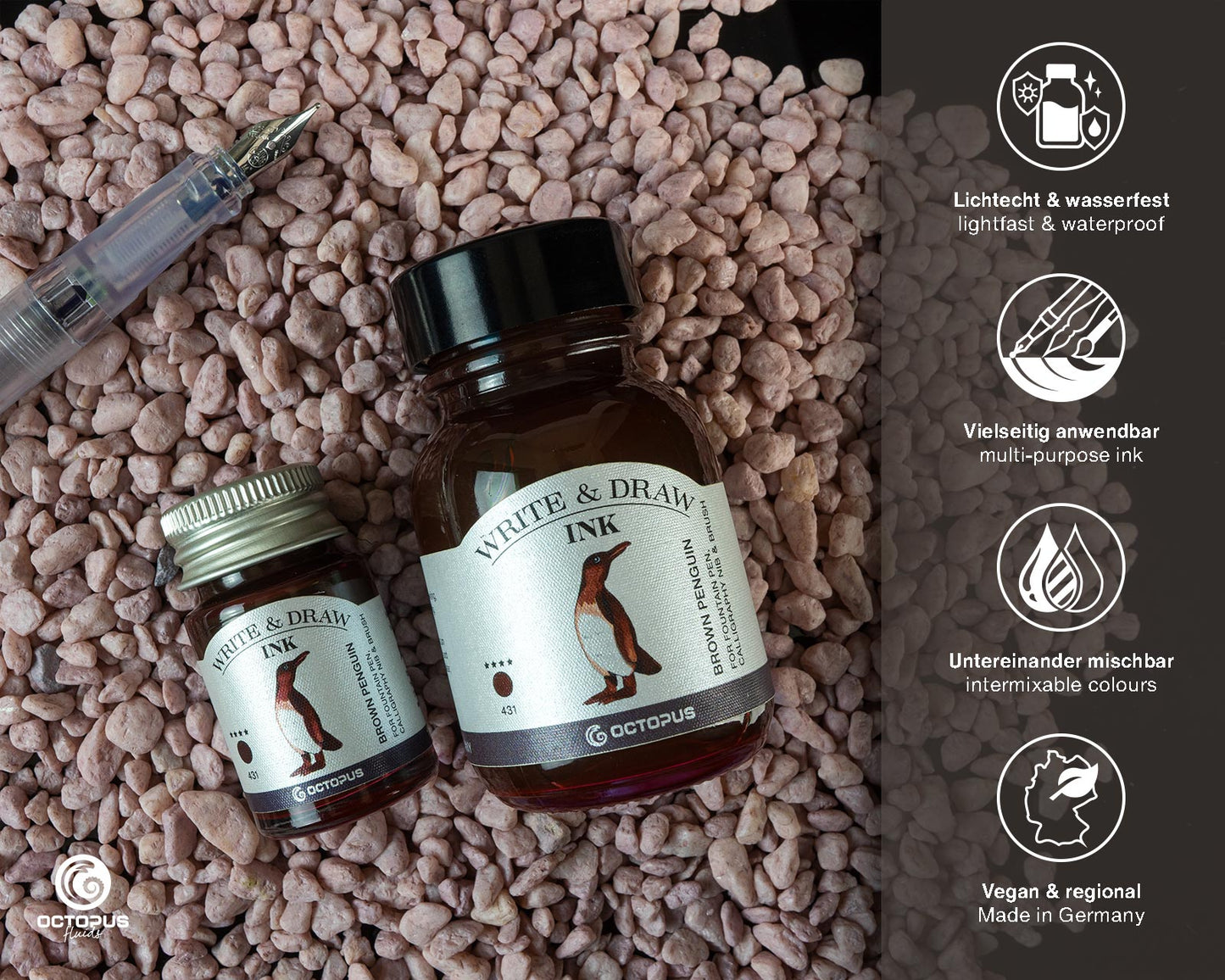 Octopus Fluids Write and Draw Inks 50ml