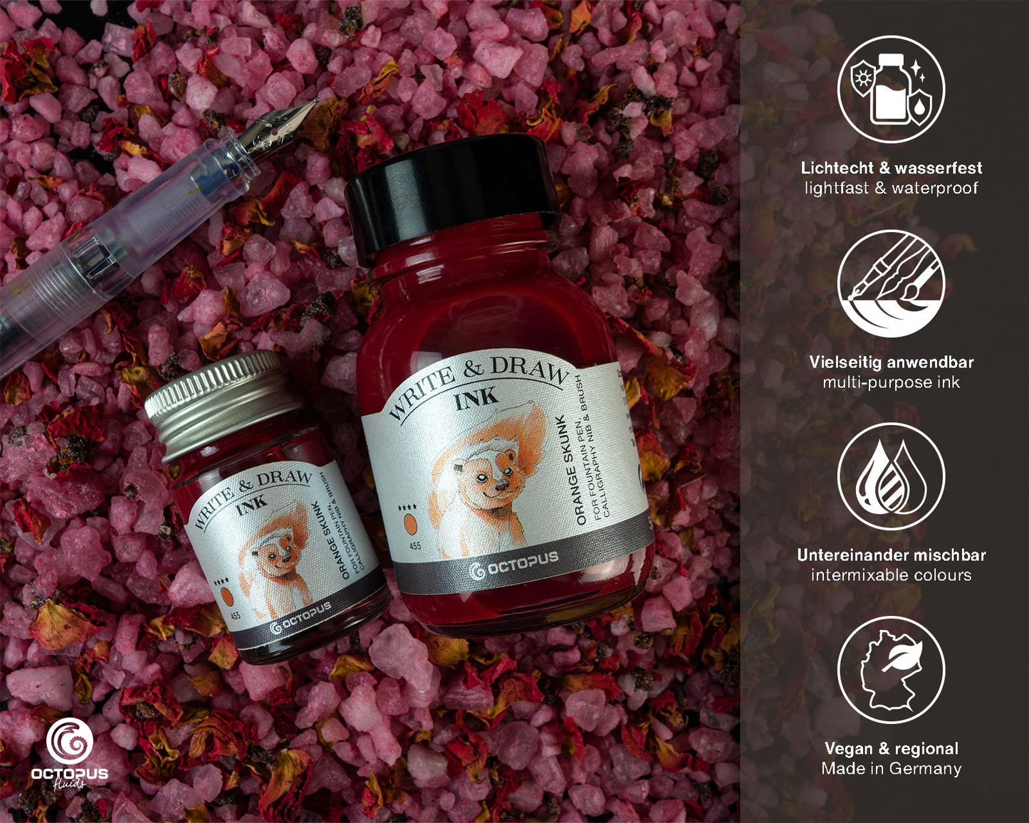 Octopus Fluids Write and Draw Inks 50ml