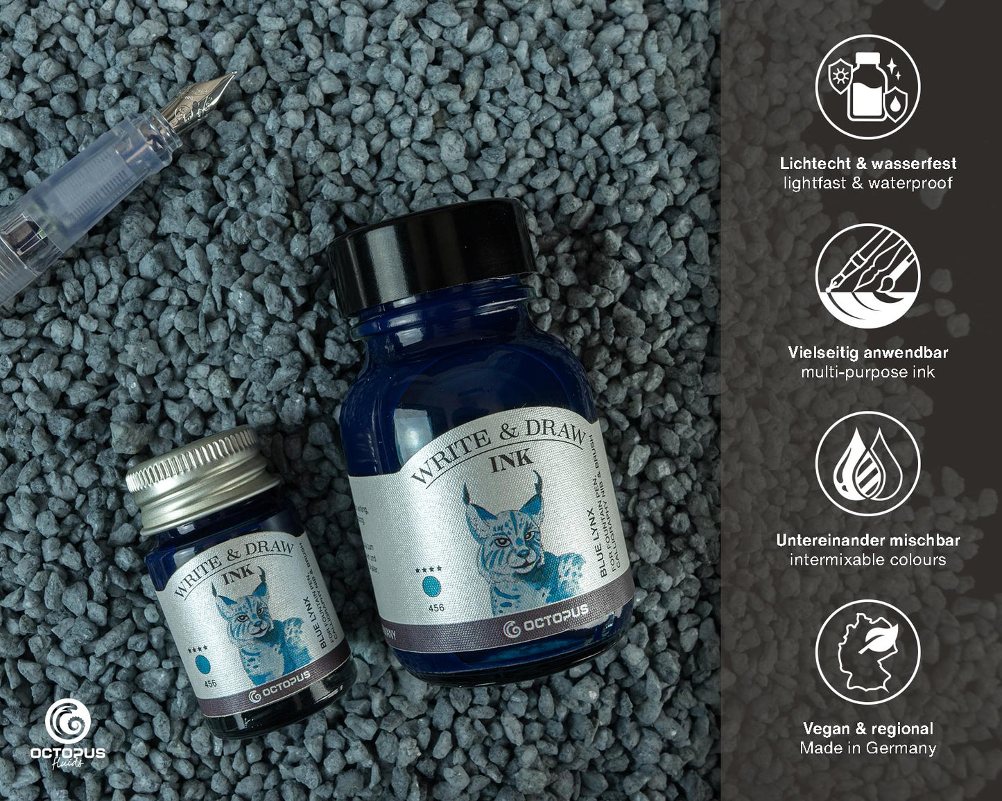 Octopus Fluids Write and Draw Inks 50ml