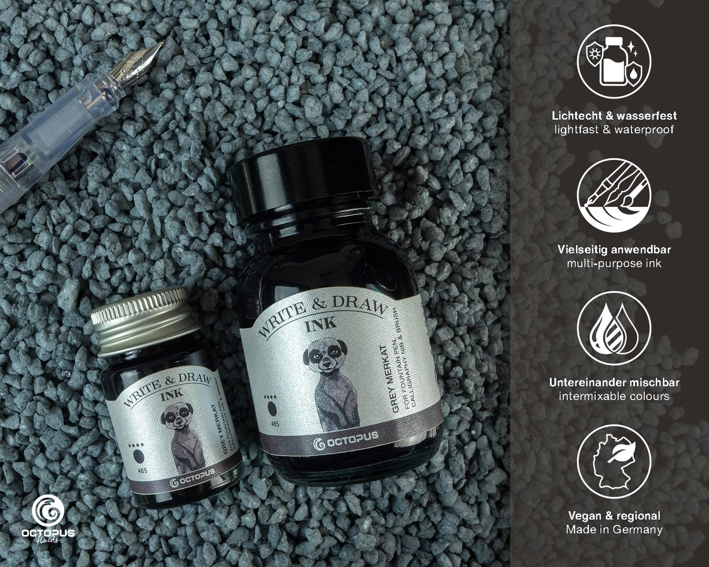 Octopus Fluids Write and Draw Inks 50ml