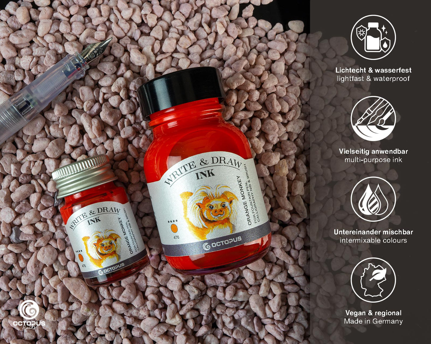 Octopus Fluids Write and Draw Inks 50ml
