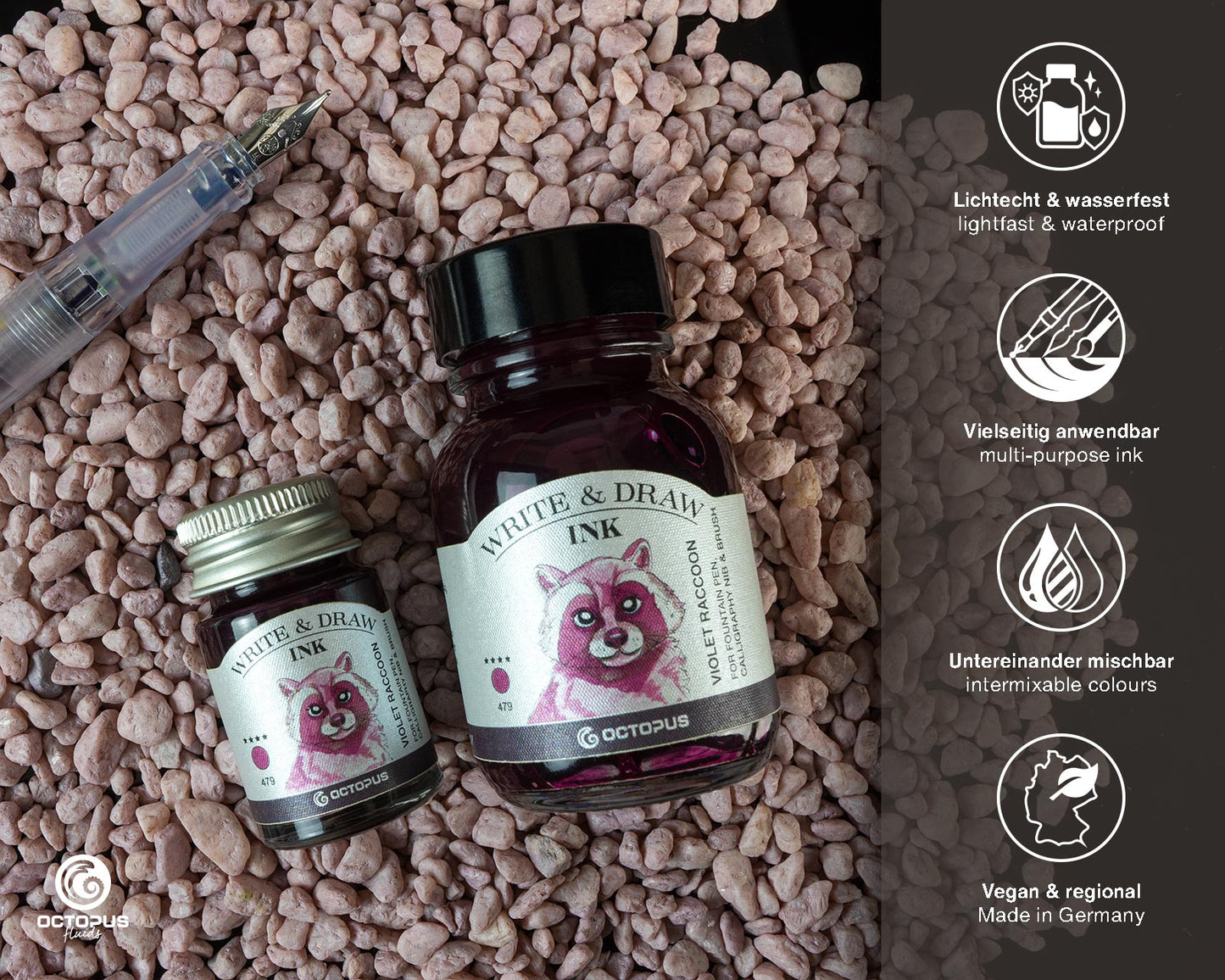 Octopus Fluids Write and Draw Inks 50ml