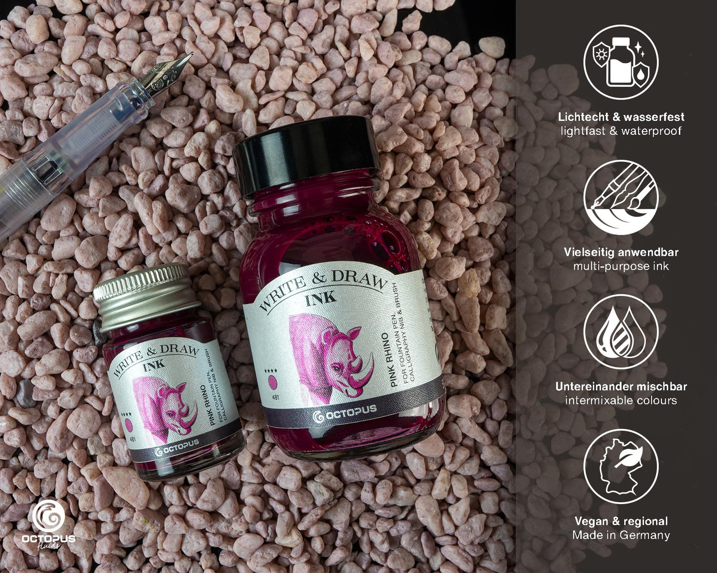 Octopus Fluids Write and Draw Inks 50ml