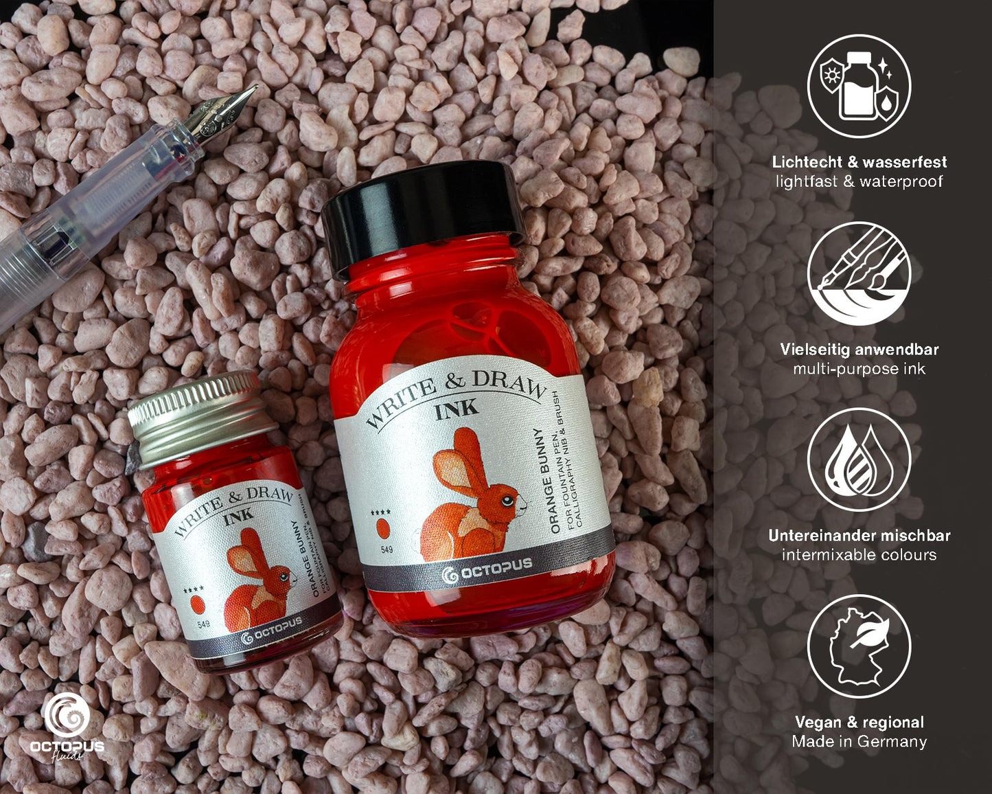 Octopus Fluids Write and Draw Inks 50ml
