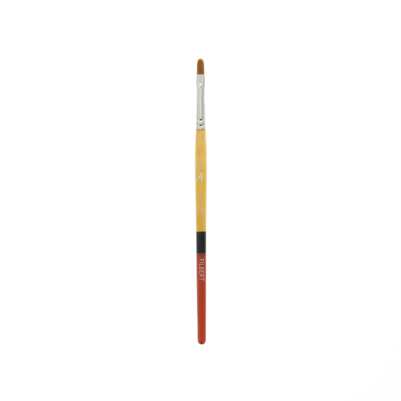 Princeton Snap! 9650 Short Handle Gold Taklon Filbert Brushes
