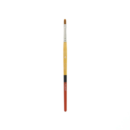 Princeton Snap! 9650 Short Handle Gold Taklon Filbert Brushes
