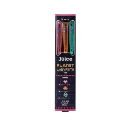 Pilot Juice Gel Pen - Neon Colour - 3 Colour Set - 0.5 mm