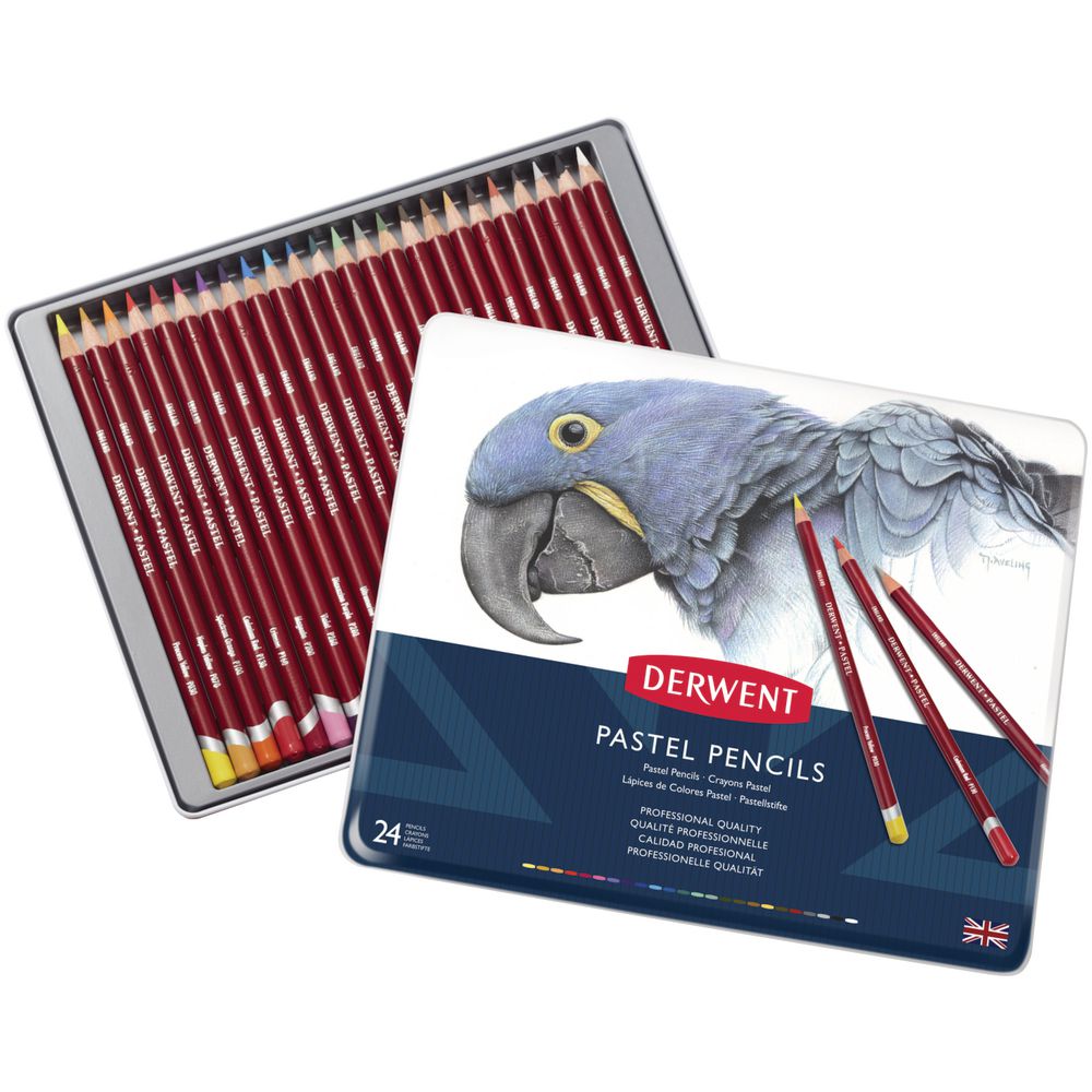 Derwent Pastel Pencil Tin of 24