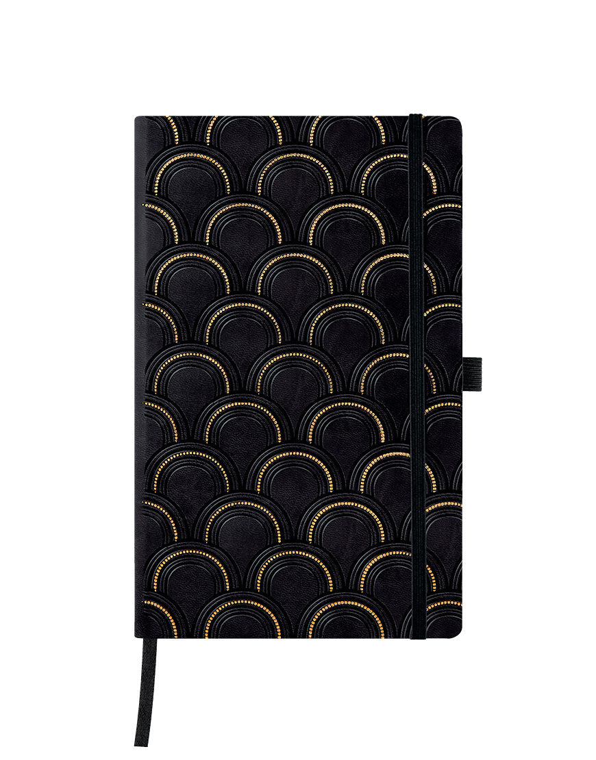 Castelli Pocket Ruled C And G (gold) Notebooks