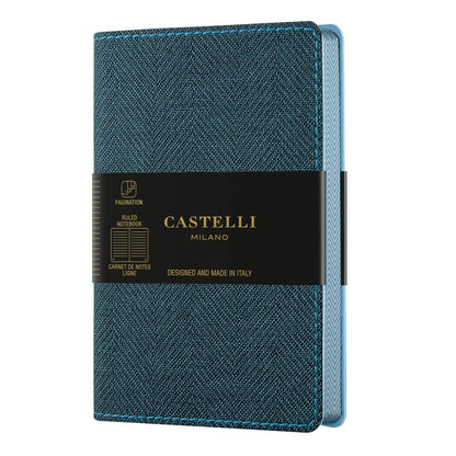 Castelli A5 Ruled Harris Notebooks