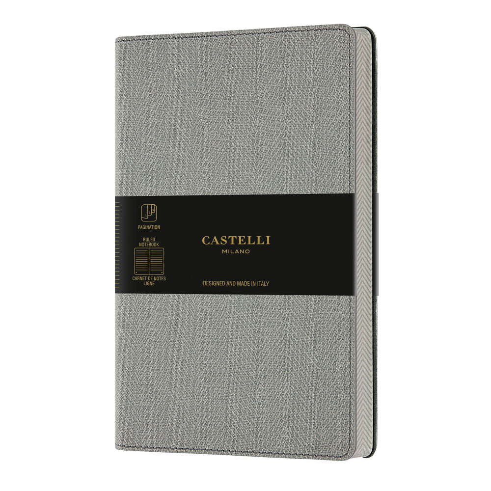Castelli A5 Ruled Harris Notebooks