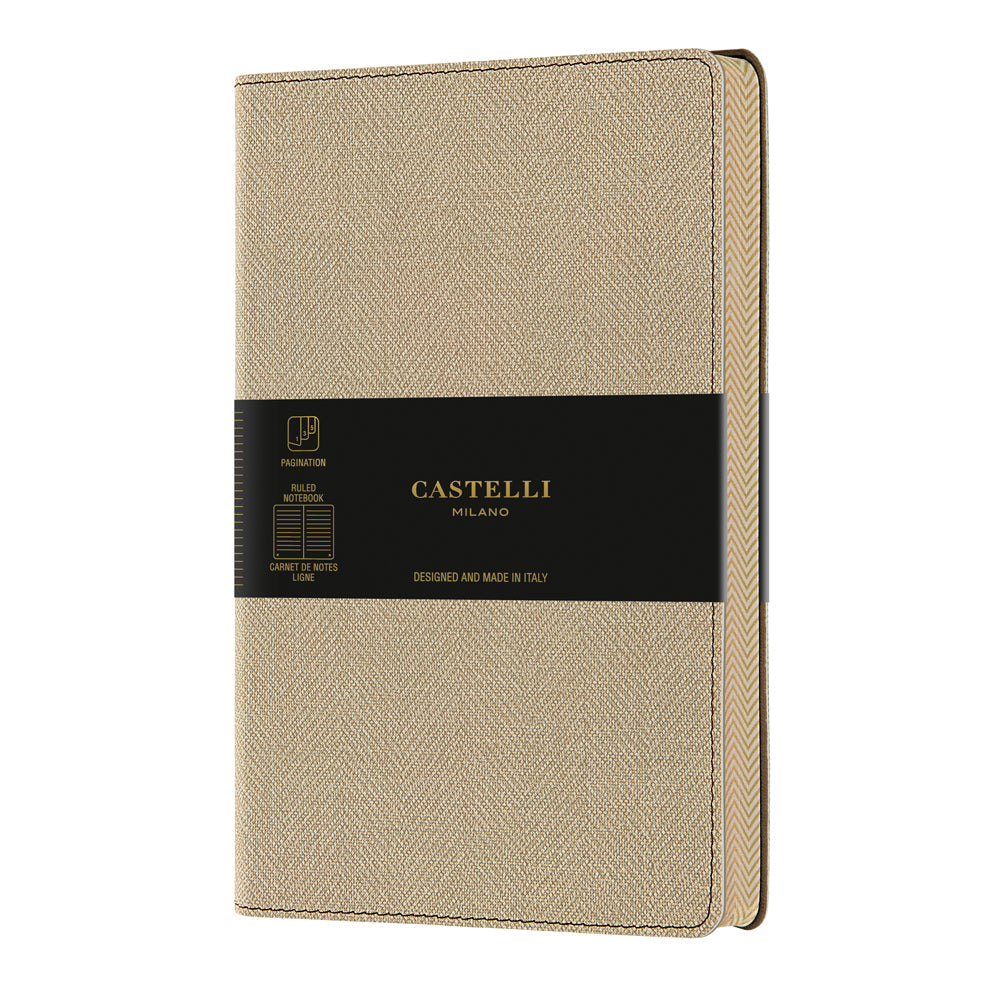 Castelli A5 Ruled Harris Notebooks