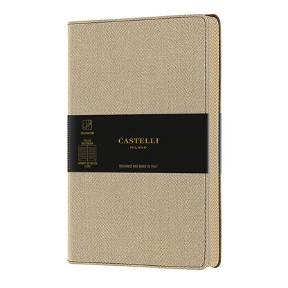 Castelli A5 Ruled Harris Notebooks