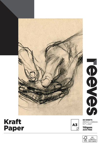 Reeves Kraft 120gsm 50 Sheet Pads