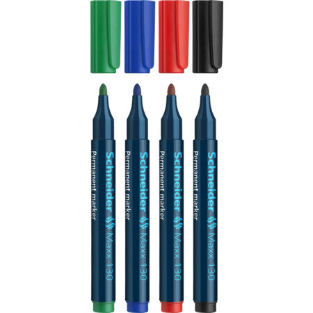 Schneider Maxx 130 Permanent Marker Set Of 4