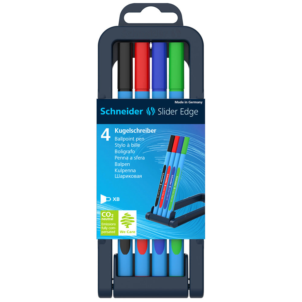 Schneider Slider Edge XB Ballpoint Pens Case of 4