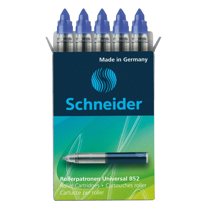 Schneider Blue Rollerball Cartridge 852 Box 5 Pieces