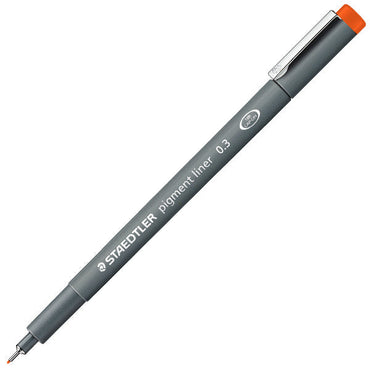 Staedtler 308 Coloured Pigment Liner 0.3 Assorted Deskset of 6 Set 1