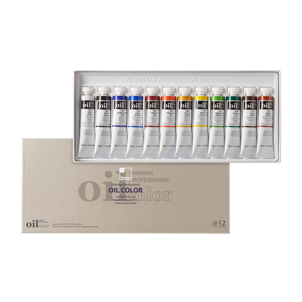 ShinHan Professional 20ml Oil Paints Set Of 12