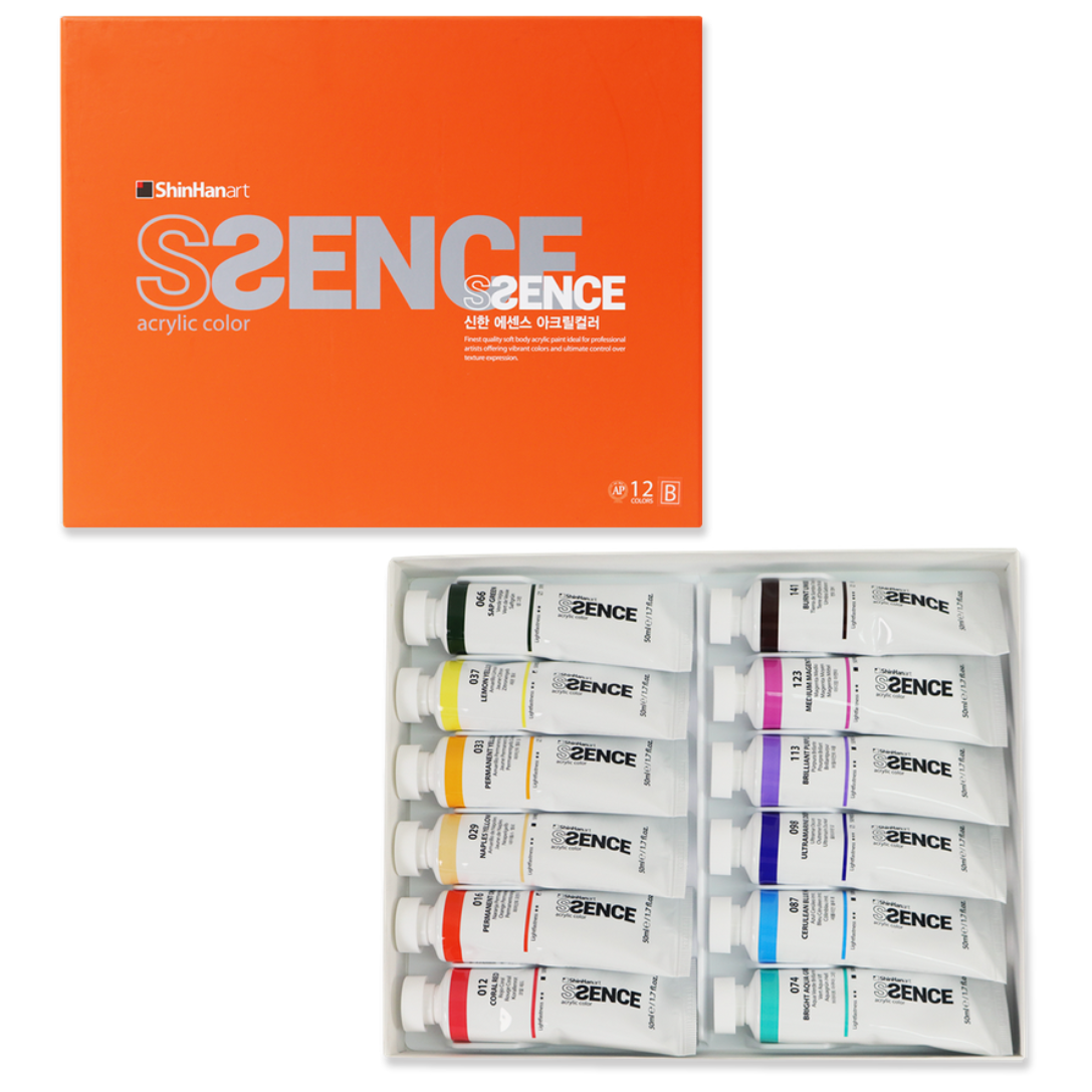 ShinHan SSence 50ml Acrylic Paints Set Of 12 Set B