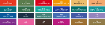 ShinHan Professional Designer Gouache 15ml Paint Set B Of 24