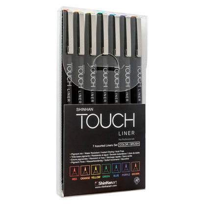 ShinHan Touch Liner Set of 7 Colours Brush
