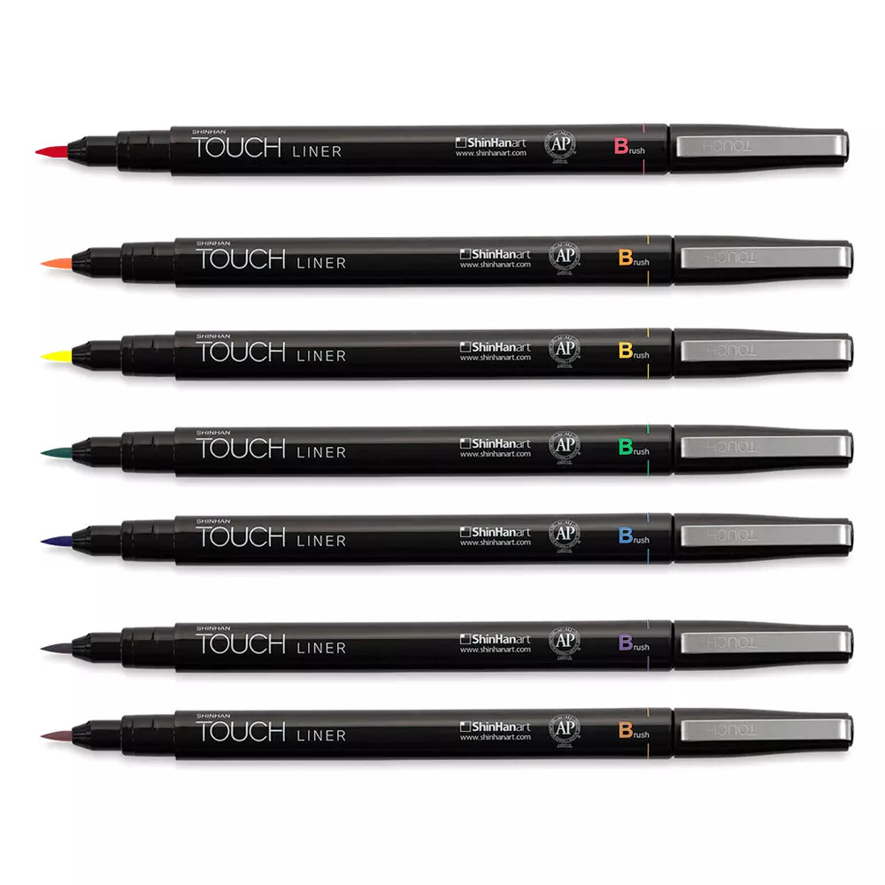 ShinHan Touch Liner Set of 7 Colours Brush