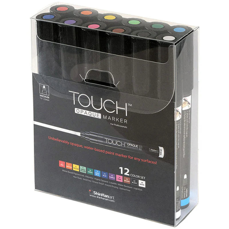 ShinHan Touch Opaque Markers Medium Set of 12