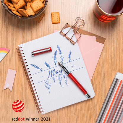 STAEDTLER® Triplus® Fountain Pen 474 Medium Nib Roaring Red