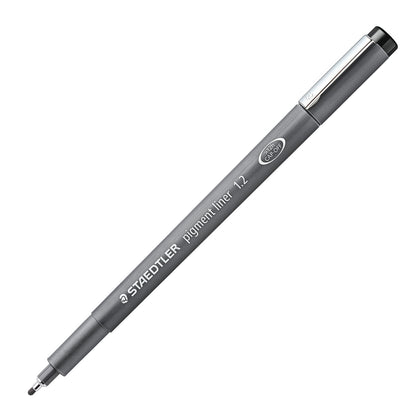 Staedtler Marsgraphic Fineliner Pigment Ink Pen Black 1.2mm