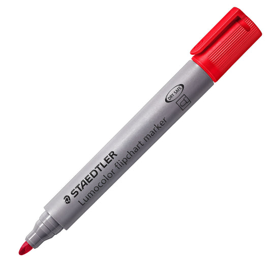 Staedtler Flipchart Marker 356-2 Lumocolour Bullet Tip Red