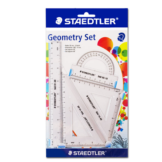 Staedtler Geometry Set 4 Piece 569 WP4 Clear