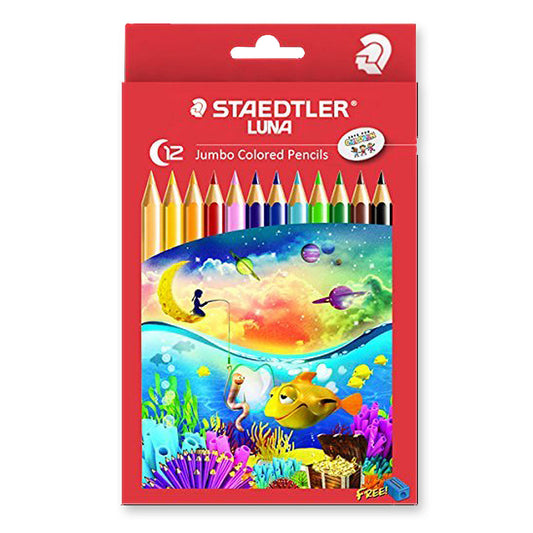 Staedtler Luna Jumbo Coloured Pencils 12 Pack