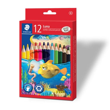 Staedtler Luna Jumbo Coloured Pencils 12 Pack